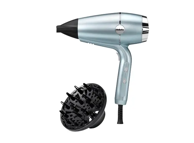 თმის საშრობი Babyliss D773DE Hydro-Fusion 2100 Hair Dryer Icy Blue, 2 image