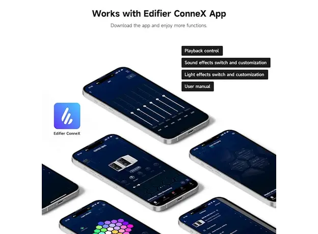 დინამიკი Edifier QR65, 70W, Bluetooth, USB, USB-C, AUX, Speaker With GaN Charger, White, 6 image