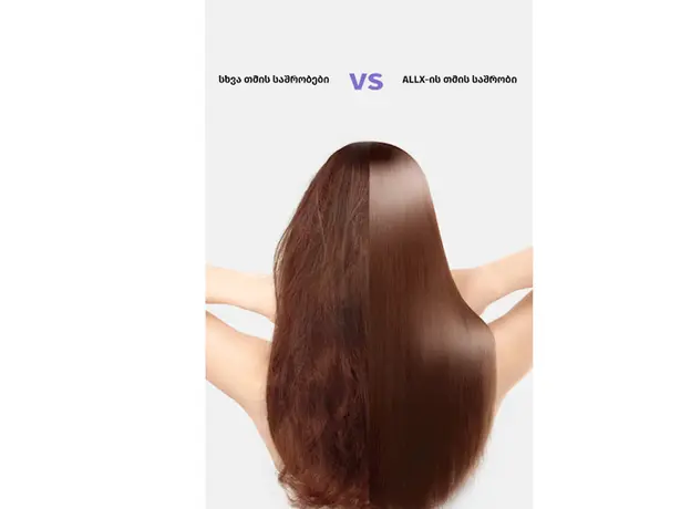 თმის საშრობი ALLX AXH-015P, 1600W, High Speed Hair Dryer, Negative Ionic, Turbo, Purple, 10 image