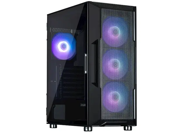 ქეისი Zalman I3NEOARGBBLACK, Computer Case, MidT, ATX, micro-ATX, mini-ATX, USB 2.0, USB 3.0x2, Black