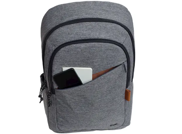 ნოუთბუქის ჩანთა Trust 24981 Avana, 16", Backpack, Grey, 4 image