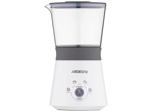 რძის ამომყვანი Ardesto MBC-Y300W, 300W, 330ml, Milk Frother, White, 2 image
