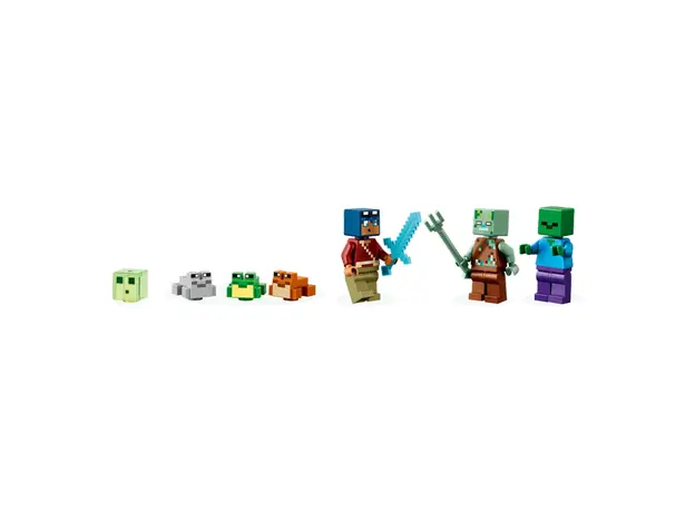 ლეგო LEGO Minecraft House in the shape of a frog, 6 image