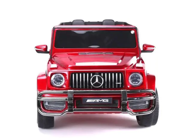 ბავშვის ელექტრო მანქანა MERCEDES AMG S307-PURPLE ტყავის სავარძლით