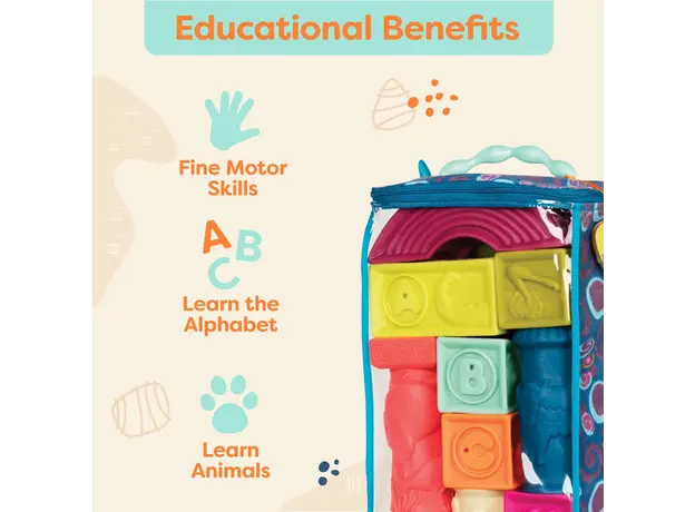 განსავითარებელი ასაწყობი კუბები Btoys ELEMENOSQUEEZE, 4 image