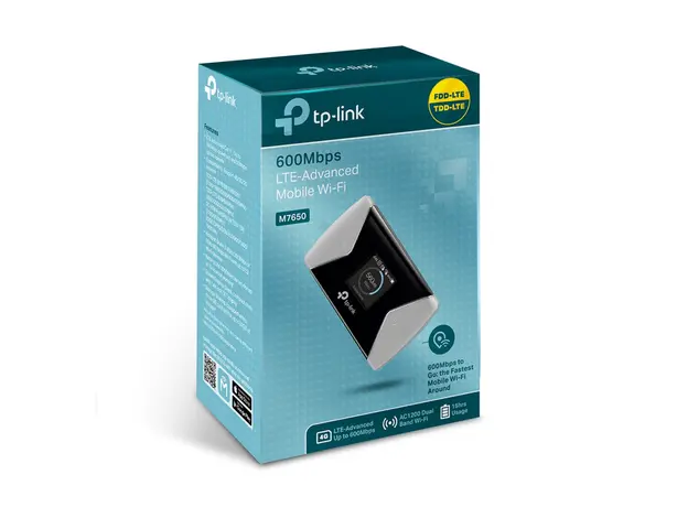 Wi-Fi როუტერი TP-Link M7650 600 Mbps LTE-Advanced Mobile Wi-Fi, 4 image