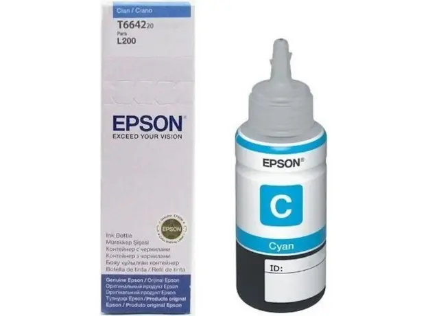 კარტრიჯი EPSON ORIGINAL EPSON INK IC L100 CYAN (C13T66424A), 2 image