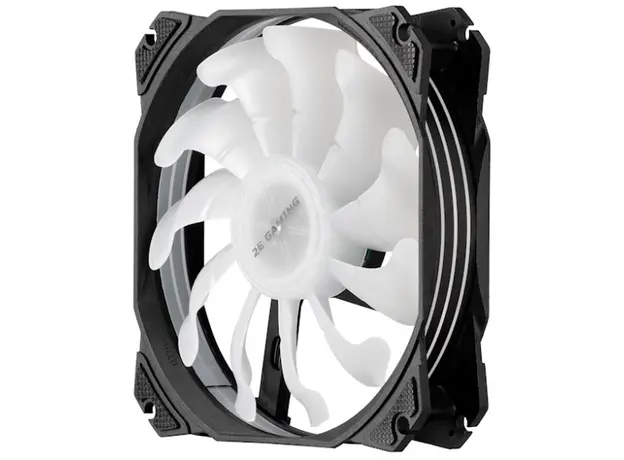 ქულერი 2E Gaming Case fan 2E Gaming Air Cool ACF120PA-ARGB, 120mm, 800-1700rpm, 4pin PWM, + 5V 3pin RGB, 19.4-33.8dBa, 4 image