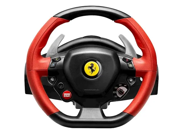 კომპიუტერული საჭე და პედლები Thrustmaster Ferrari 458, Xbox One, Black/Red