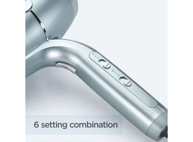 თმის საშრობი Babyliss D773DE Hydro-Fusion 2100 Hair Dryer Icy Blue, 4 image