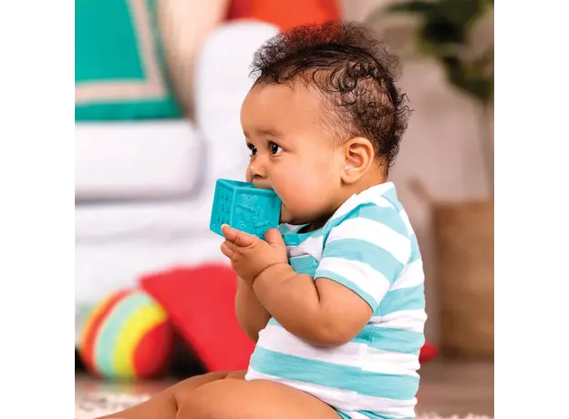 განსავითარებელი ასაწყობი კუბები Btoys ONE TWO SQUEEZE, SOFT BLOCKS, 5 image