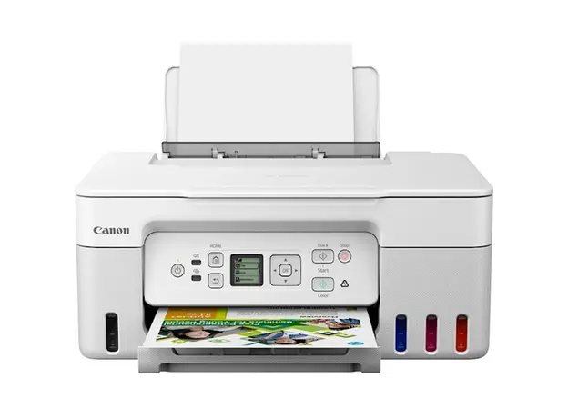 პრინტერი Canon PIXMA G3470, A4, 4800x2400 dpi, Wi-Fi, USB, White  (5805C029AA), 2 image