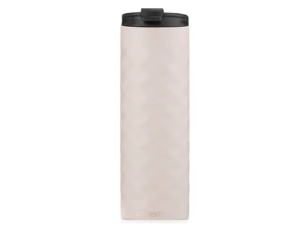 თერმოსი Ardesto Travel mug Bright City 400 ml, stainless steel, beige, 2 image