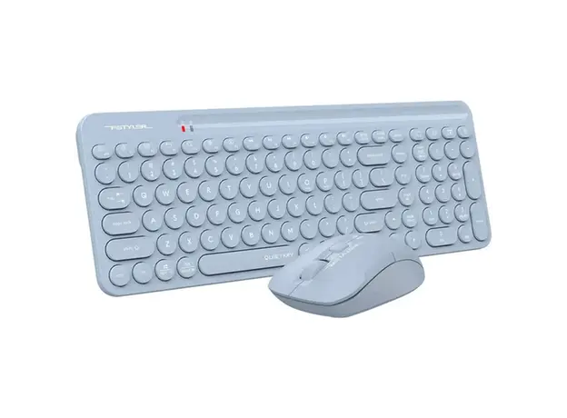 კლავიატურა და მაუსი A4Tech Fstyler FG3300 Air2 QuietKey 2-Zone Combo Desktop Blue, 4 image