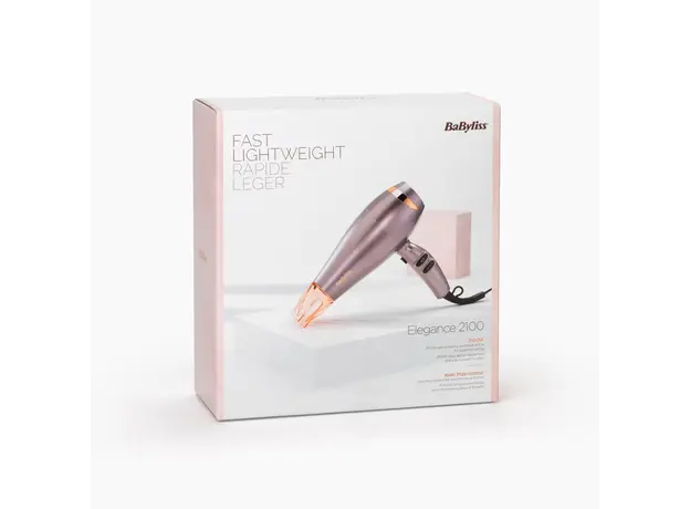 თმის საშრობი Babyliss 5336NPE Elegance 2100 Hair Dryer Pink, 5 image