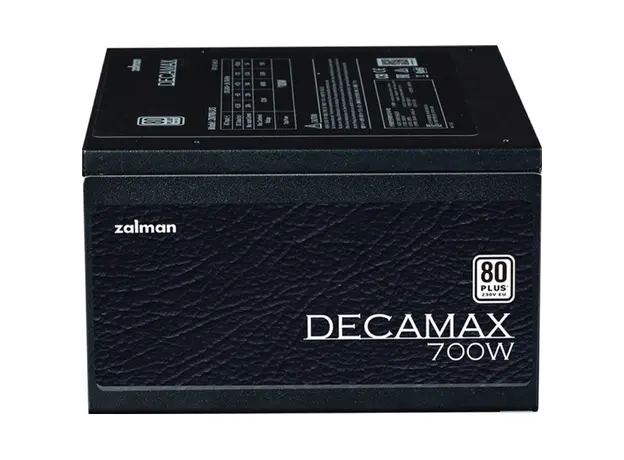 კვების ბლოკი Zalman ZM700-LX3 Decamax, 700W, 80 Plus, Power Supply, Black, 4 image