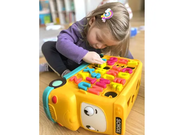 განსავითარებელი სათამაშო ავტობუსი Btoys EDUCATIONAL SCHOOL BUS, 4 image