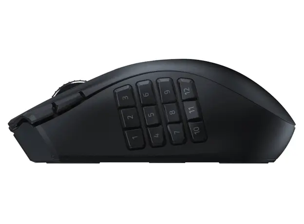 მაუსი Razer Naga V2 HyperSpeed, WL/BT, Black, 5 image