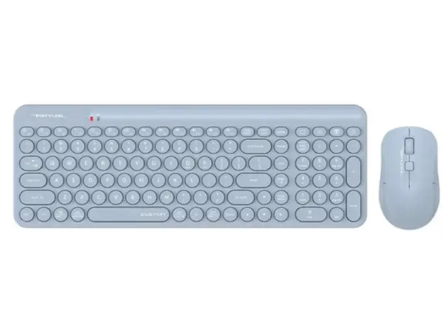 კლავიატურა და მაუსი A4Tech Fstyler FG3300 Air2 QuietKey 2-Zone Combo Desktop Blue