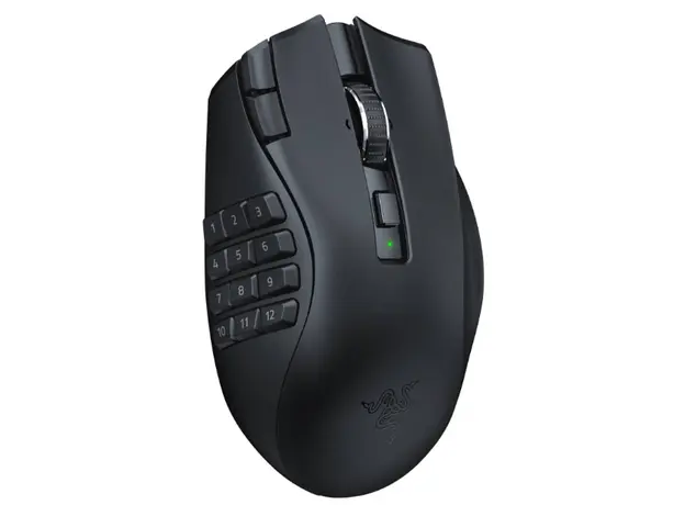 მაუსი Razer Naga V2 HyperSpeed, WL/BT, Black, 4 image
