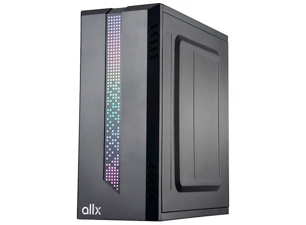 ქეისი ALLX AX-B1740, Computer Case, Micro-ATX, ATX, USBx2, AUDIO, Black, 3 image