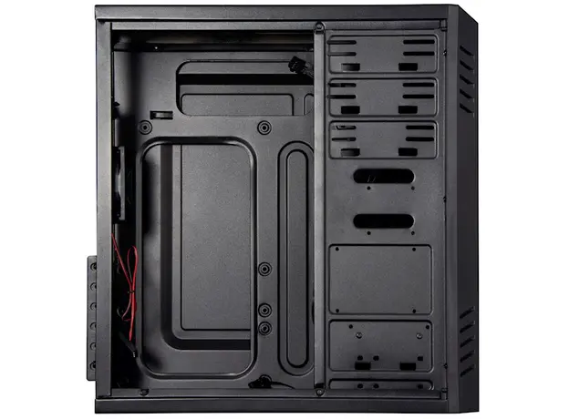 ქეისი ALLX AX-B1740, Computer Case, Micro-ATX, ATX, USBx2, AUDIO, Black, 4 image
