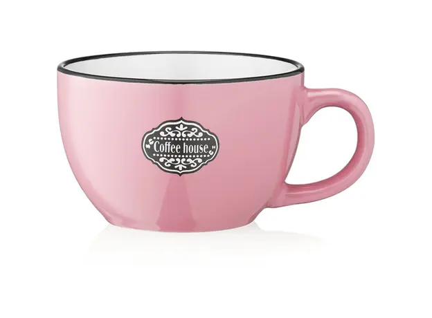 კერამიკის ჭიქა Ardesto Mug  Floerino, 480 ml , pink, ceramics, 2 image
