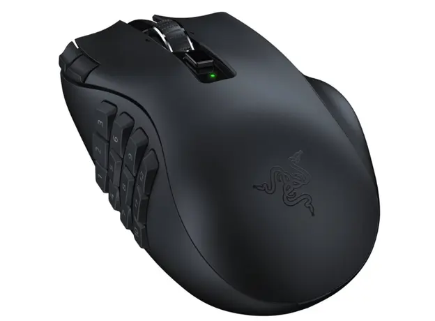 მაუსი Razer Naga V2 HyperSpeed, WL/BT, Black, 3 image