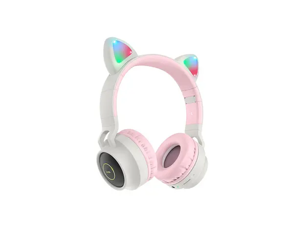 ყურსასმენი Hoco W27 Cat ear wireless headphones GREY, 2 image