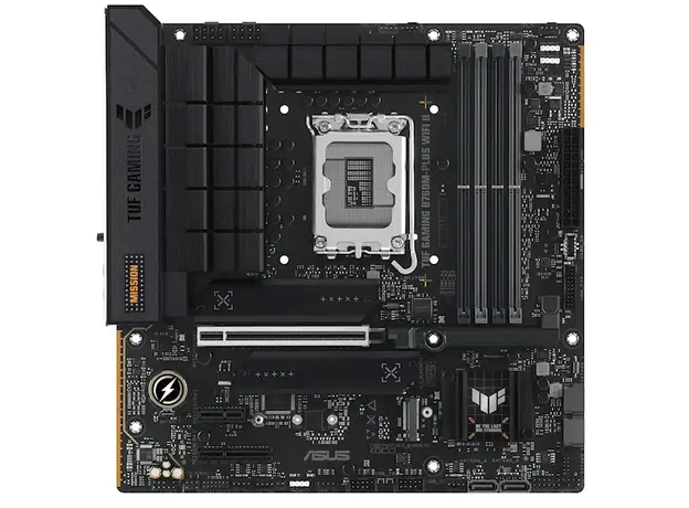 დედა დაფა ASUS Motherboard TUF GAMING B760M-PLUS WIFI II s1700 B760 4xDDR5 M.2 HDMI DP Wi-Fi BT mATX, 7 image