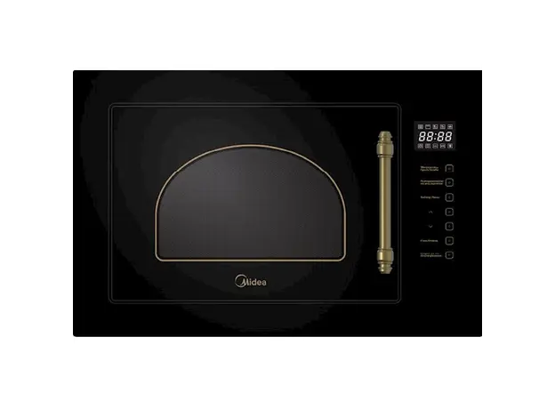 ჩასაშენებელი მიკროტალღური ღუმელი Midea MI 9252 RGB-B, 1450W, 25L, Microwave Oven, Built-In, Black, 2 image