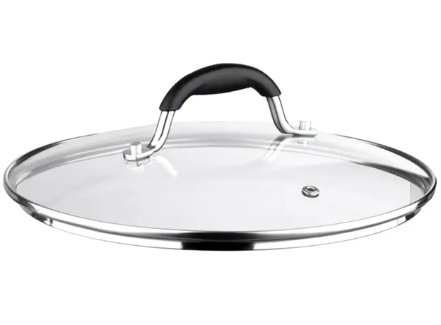 მინის თავსახური Ardesto Lid Black Mars 22cm, glass, stainless steel, silicone, 2 image