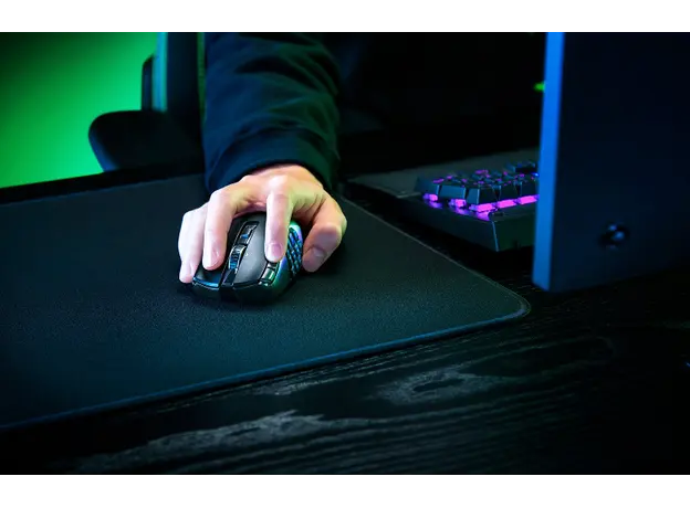 მაუსი Razer Naga V2 HyperSpeed, WL/BT, Black, 7 image