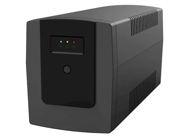 უწყვეტი კვების წყარო 2E ED1500, 1500VA, 900W, LED, 3 x Schuko, Black, 2 image