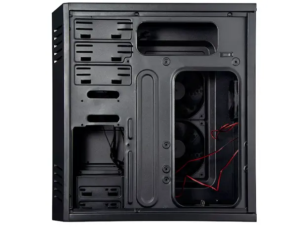 ქეისი ALLX AX-B1740, Computer Case, Micro-ATX, ATX, USBx2, AUDIO, Black, 5 image