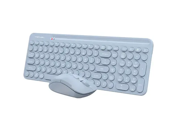 კლავიატურა და მაუსი A4Tech Fstyler FG3300 Air2 QuietKey 2-Zone Combo Desktop Blue, 3 image