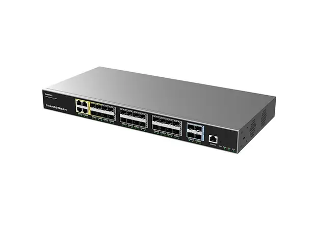 სვიჩი Grandstream GWN7831, Layer 3 Managed Network Switch, 24x SFP, 4x SFP+, 4x GbE combo, optional redundant PSU, 3 image