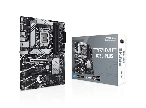 დედა დაფა ASUS Motherboard PRIME B760-PLUS s1700 B760 4xDDR5 M.2 HDMI D-Sub DP ATX, 5 image