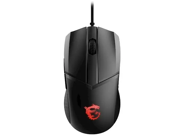 მაუსი MSI S12-0400D40-C54 GM41 LIGHTWEIGHT V2, Wired, USB, Gaming Mouse, Black, 2 image