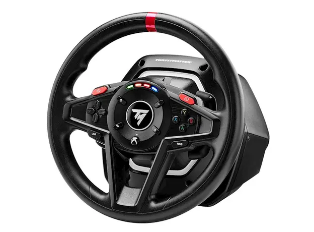 კომპიუტერული საჭე და პედლები Thrustmaster 4160781 T128-P, PS5, PS4, PC, Racing Wheel+Pedals, Black, 6 image