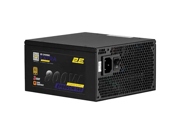 კვების ბლოკი 2E 2E-EP800GM-140 Extra, 800W, 80 Plus, Power Supply, Black, 2 image