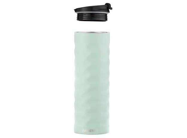 თერმოსი Ardesto Travel mug Bright City 400 ml, stainless steel, green, 3 image
