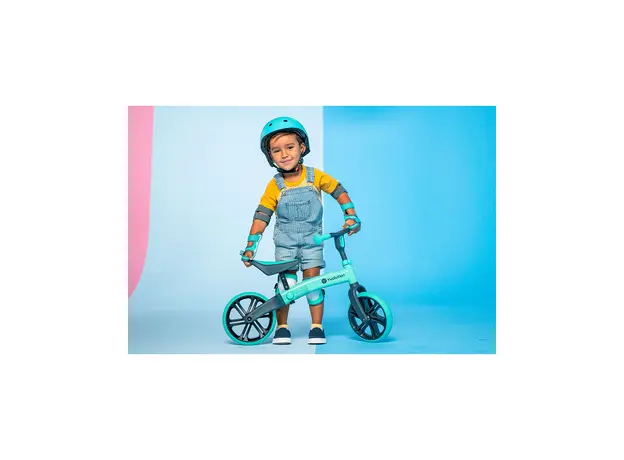 საბავშვო ბალანს ველოსიპედი YVolution YT16G2 Bigovel Yvelo, Children's Balance Bicycle, Junior Green, 7 image