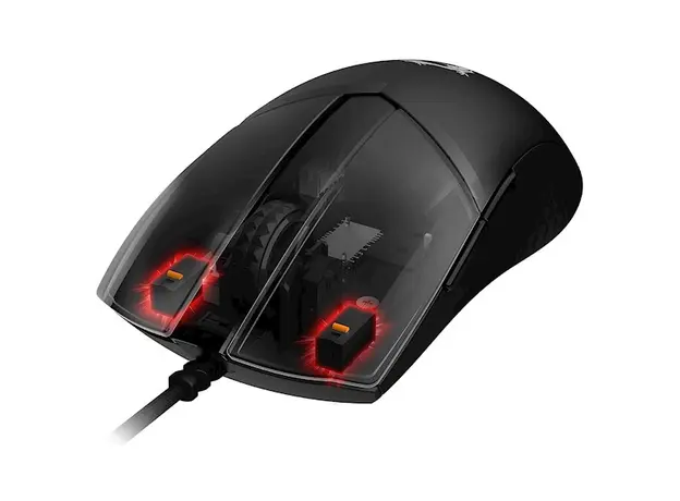 მაუსი MSI S12-0400D40-C54 GM41 LIGHTWEIGHT V2, Wired, USB, Gaming Mouse, Black, 3 image