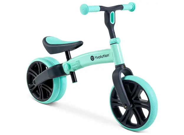 საბავშვო ბალანს ველოსიპედი YVolution YT16G2 Bigovel Yvelo, Children's Balance Bicycle, Junior Green
