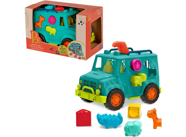 განსავითარებელი სათამაშო მანქანა Btoys B. SHAPE SORTER TRUCK