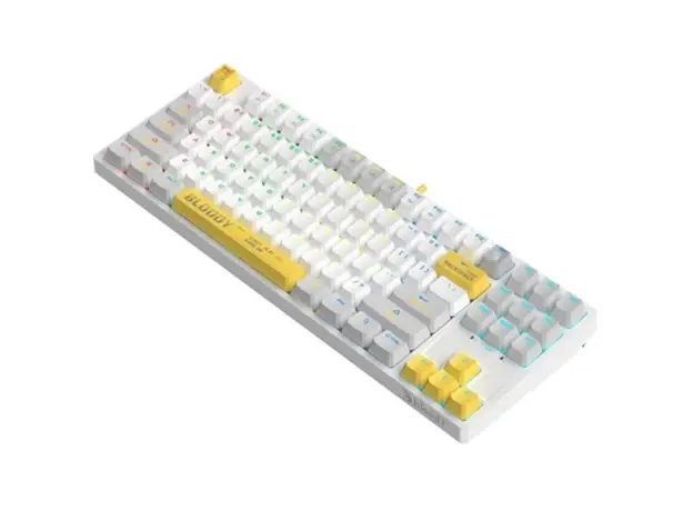 კლავიატურა A4Tech Bloody S87 RGB Mechanical Red Plus Switch Keyboard Energy White, 6 image