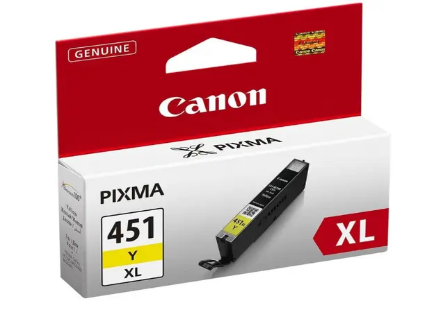 კარტრიჯი Canon CLI-451 XL Yellow for PIXMA IP7240, iP8740, iX6840, MG5440, MG5540, MG5640, MG6340, MG6440, MG6640, MG7140, MG7540, MX924