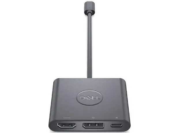 USB ადაპტერი Dell 470-AEGY, USB-C Male to HDMI/DP, Adapter, Grey, 3 image