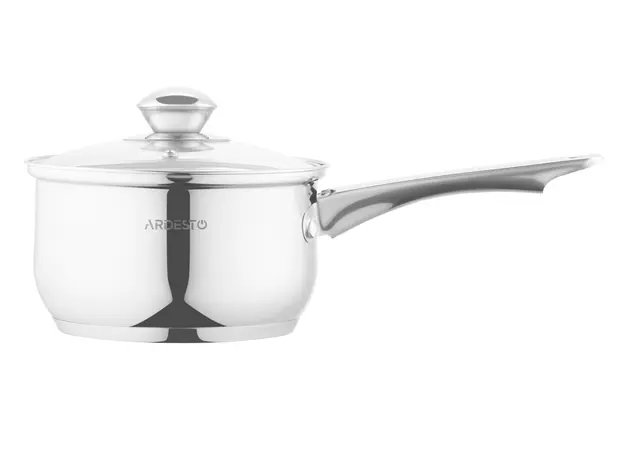 ქვაბი Ardesto Saucepan with glass lid Gemini Gourmet Spoleto, 1.6l, stainless steel, 4 image